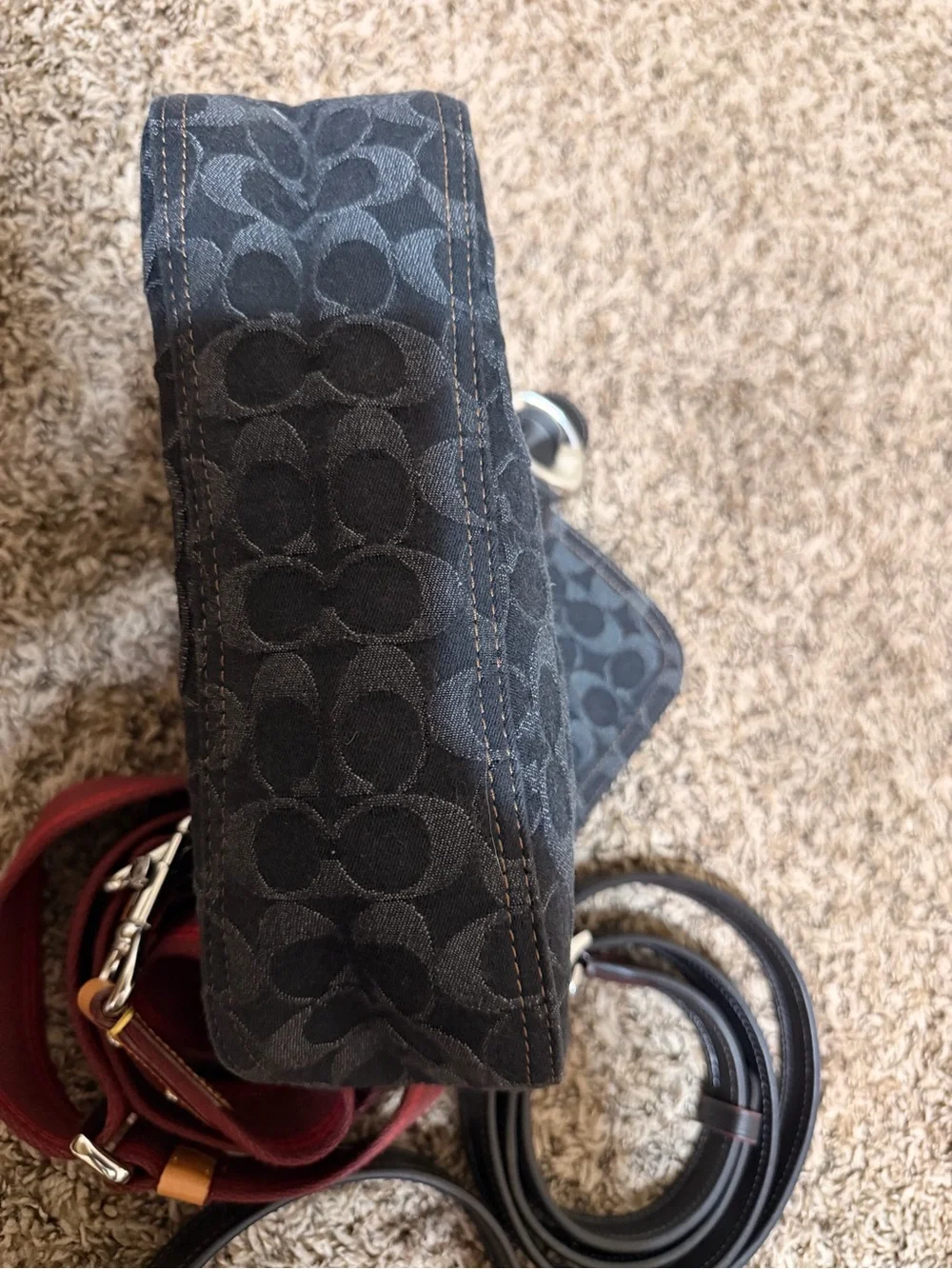 Coach Coach Soft Tabby Shoulder Bag Denim